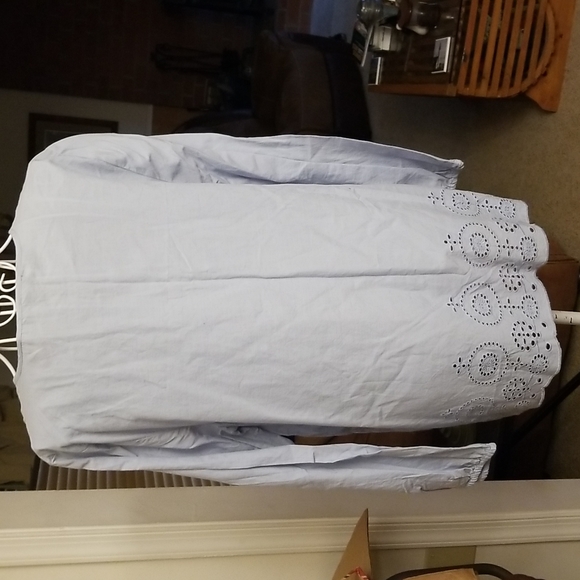 J. Crew Mercantile powder blue top - Picture 5 of 8